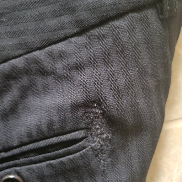 Theory Black Trim Wool  Pants Size 6 - Picture 7 of 7